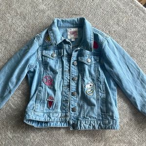 GB size 6 patch denim jacket